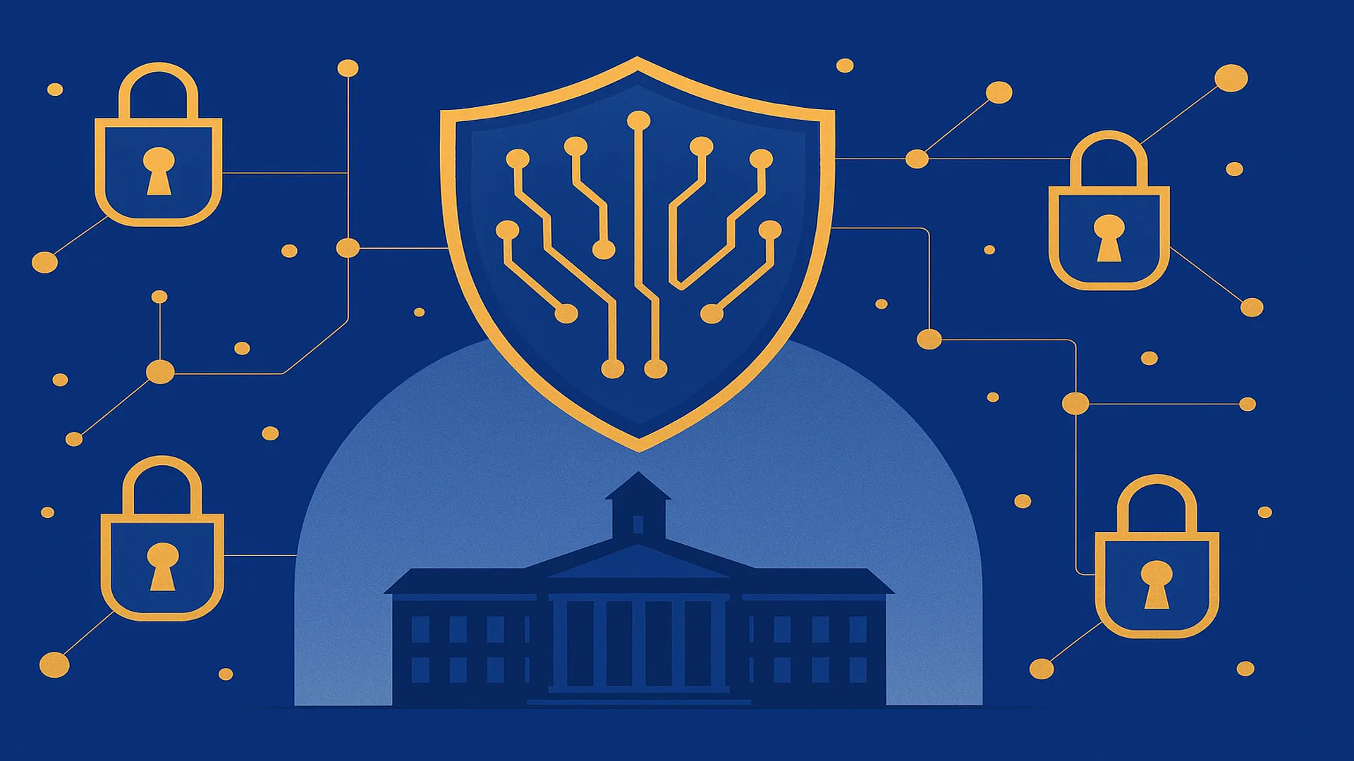 Compliance NIS2 per PMI: checklist 2026 - illustrazione editoriale CEO AI